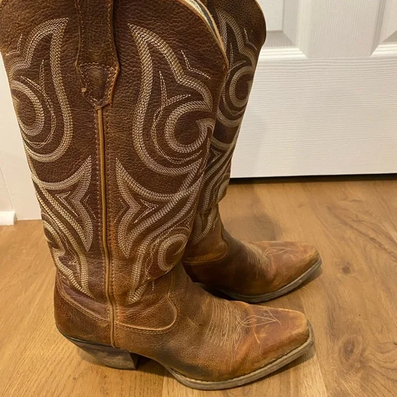 Durango Women's Brown Western Boots - Picture 4 of 8